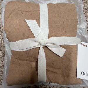 New quince European Linen Napkins in Desert Sunset one size pack of 4
